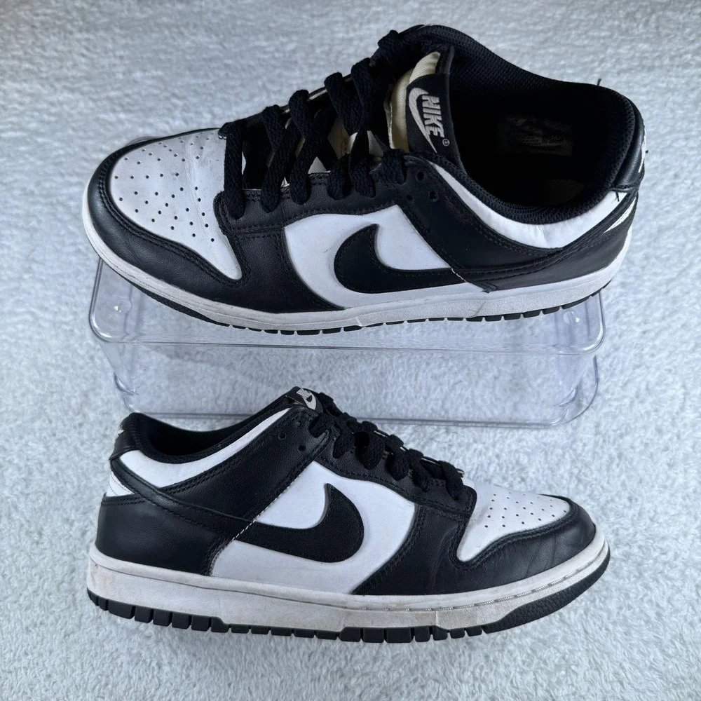 Nike Dunk Low Panda GS Black White Size 7 Youth / 8.5 Women Sneaker Shoes